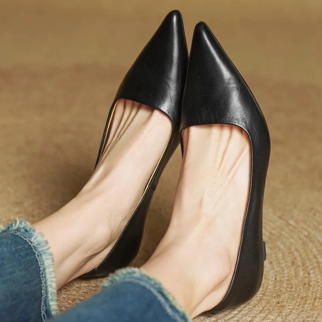 Mirelle Genuine Leather Heels