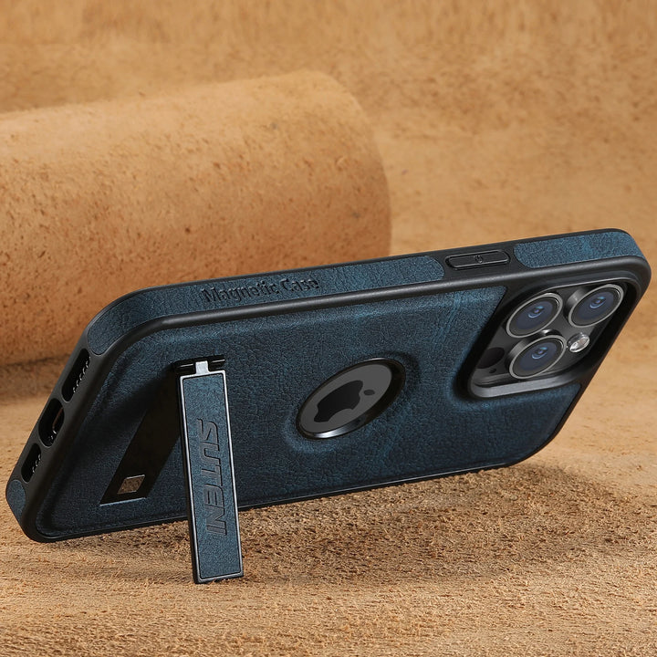 Magpro Leather iPhone Case - Redwood Main