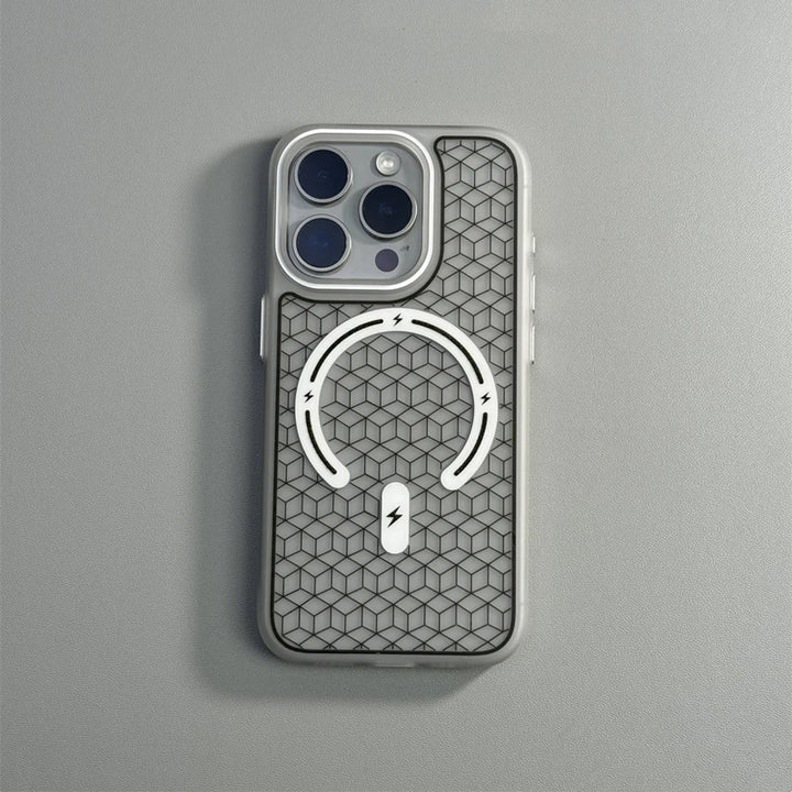 Power Hex Iphone Case - Redwood Main