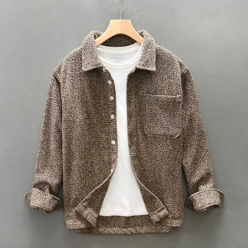 Velvessi Cashmere Shirt - Redwood Main