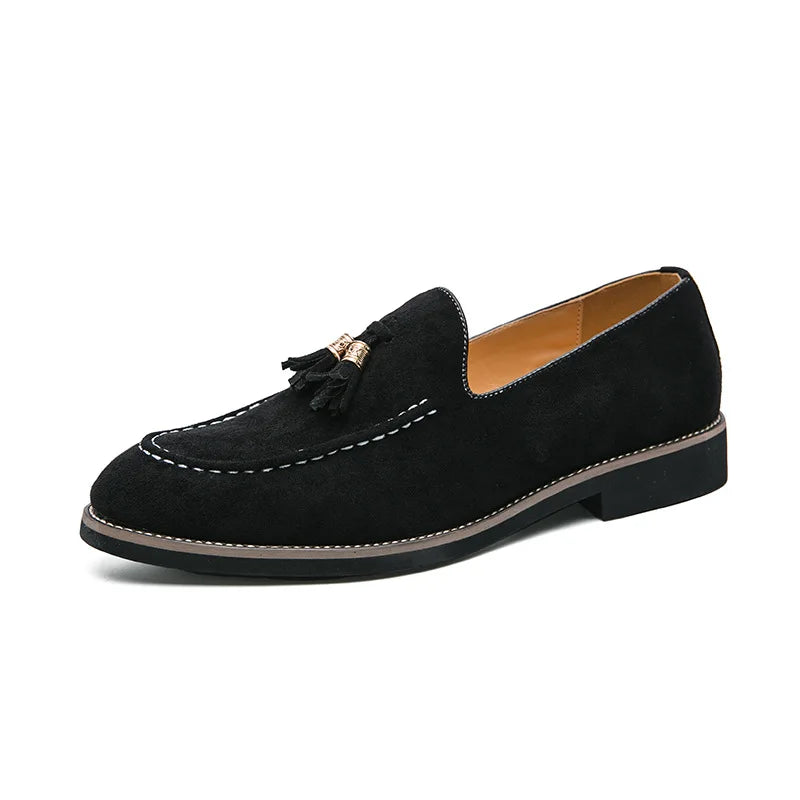 Harlow Suede Tassel Loafers