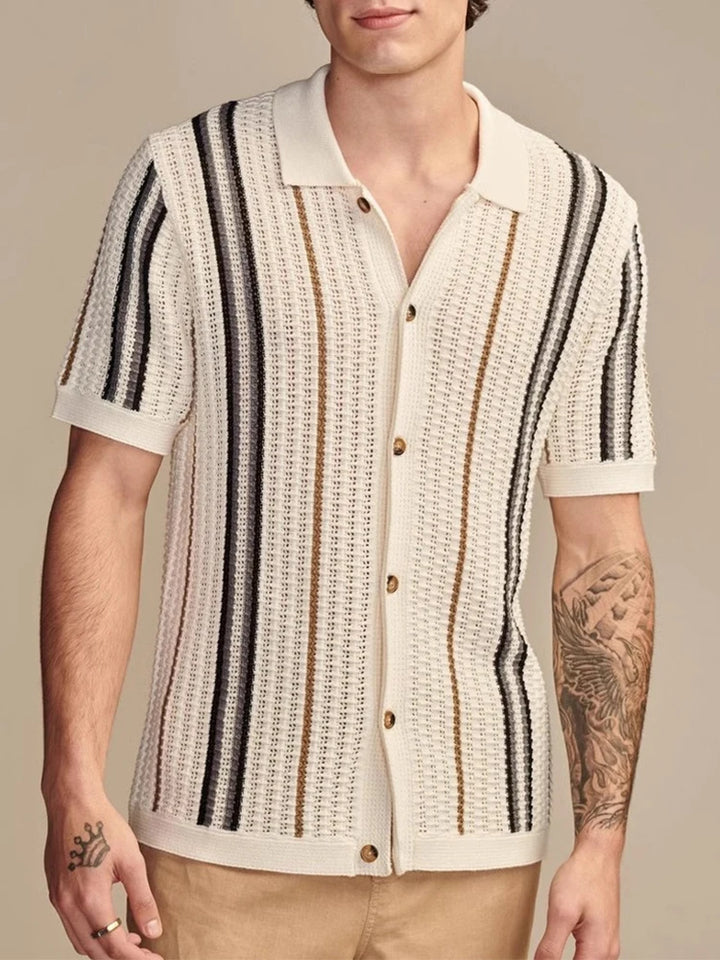 Solaro Knit Polo - Redwood Main