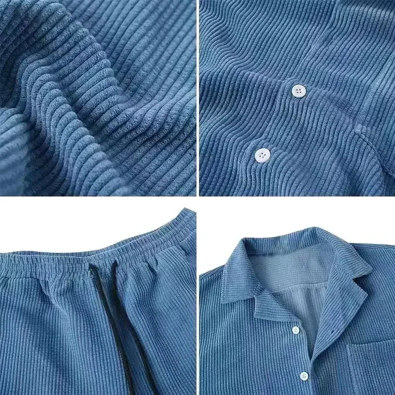 Coastal Corduroy Set - Redwood Main