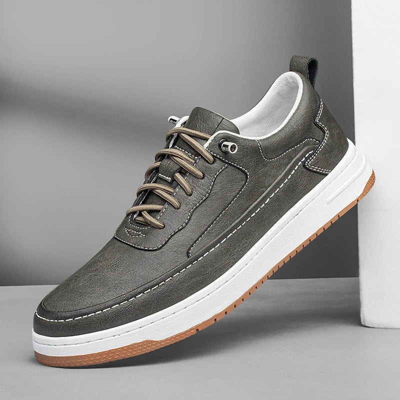 Cooper One Leather Shoes - Redwood Main