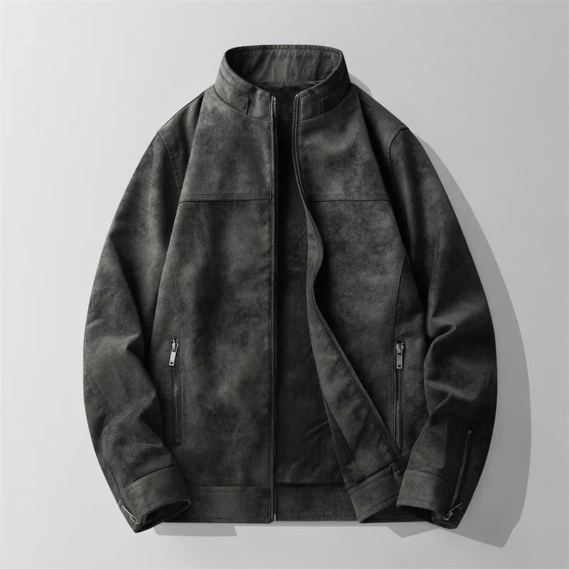 Cruise Leather Jacket - Redwood Main
