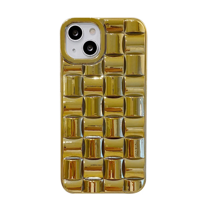 3D Cube Shield Phone Case - Redwood Main