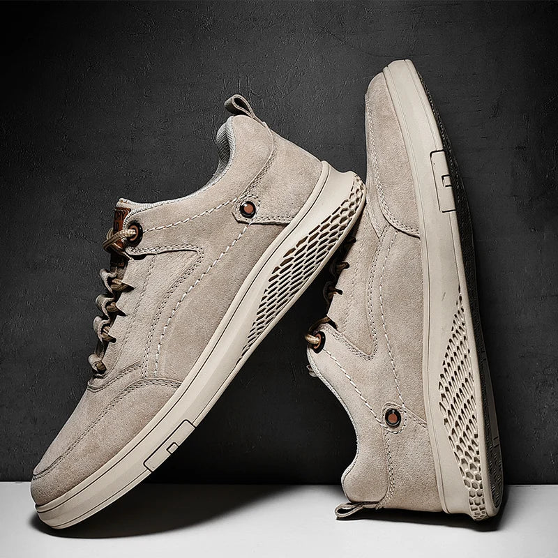 Allure Suede Sneakers - Redwood Main