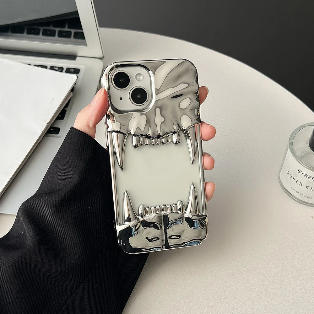 Cyber Fangs Phone Case - Redwood Main