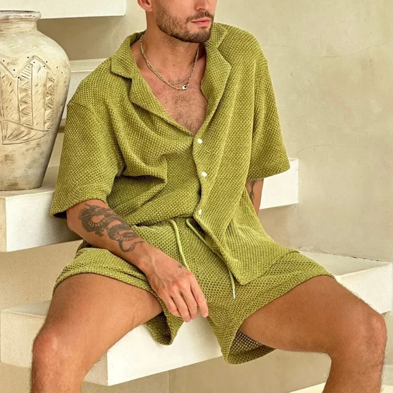 Palma Knitted Set - Redwood Main