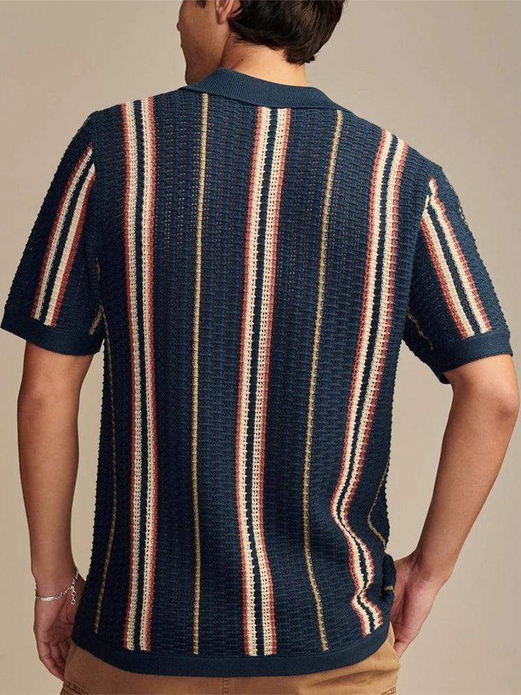 Solaro Knit Polo - Redwood Main
