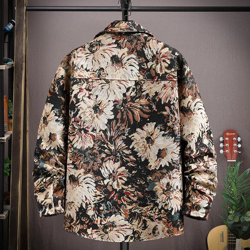 Majestic Floral Shirt - Redwood Main