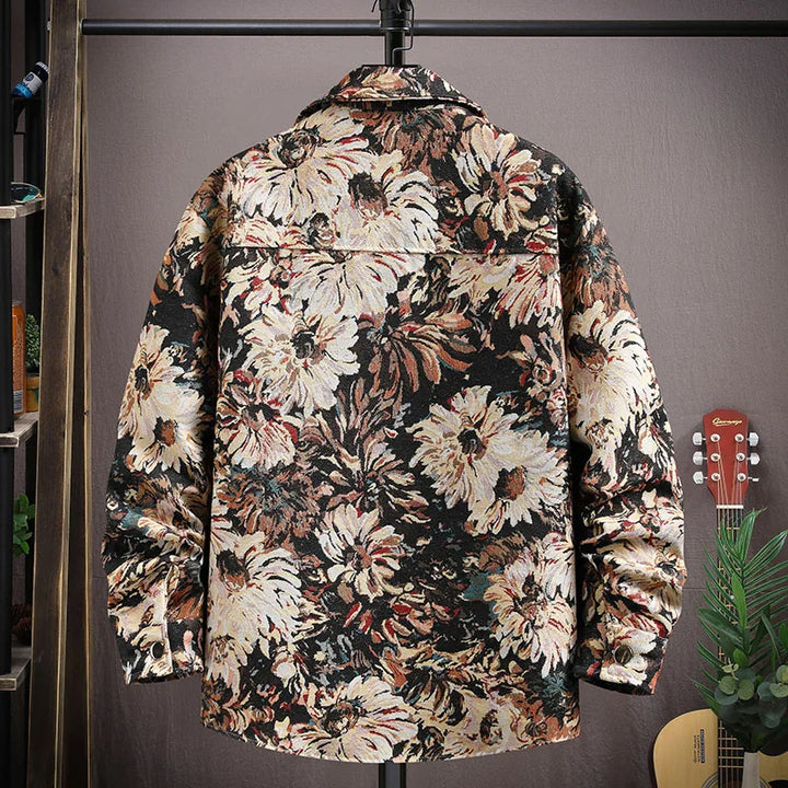 Majestic Floral Shirt - Redwood Main