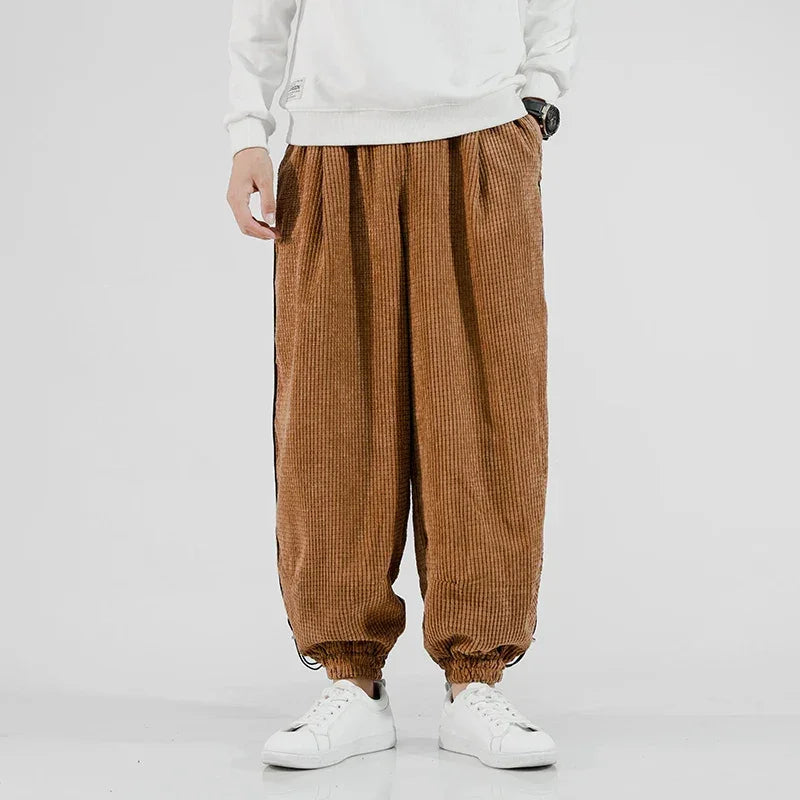 Liam Corduroy Joggers - Redwood Main