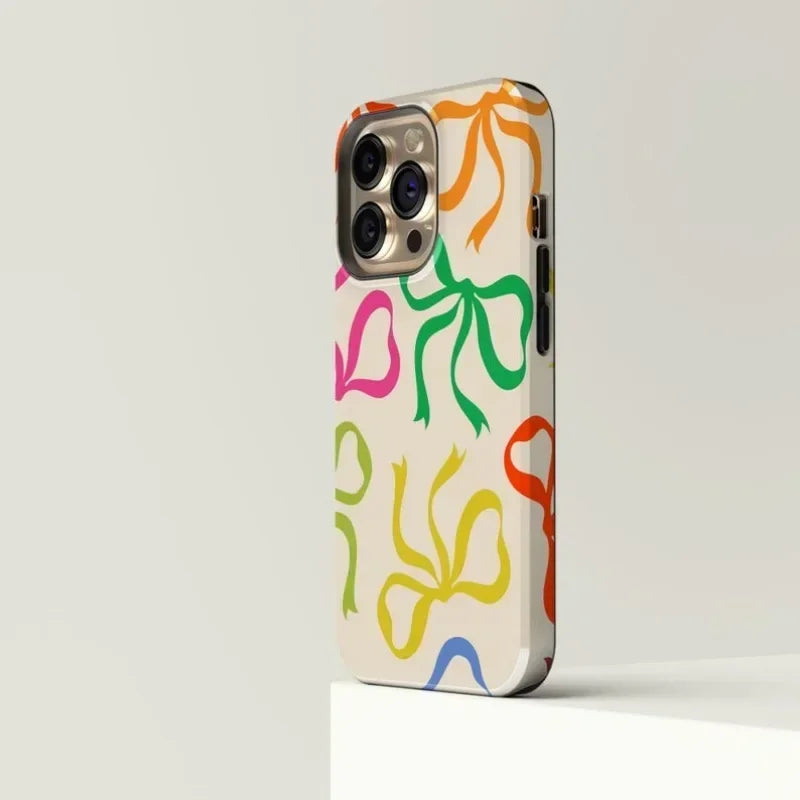 Bow Charm Phone Case - Redwood Main