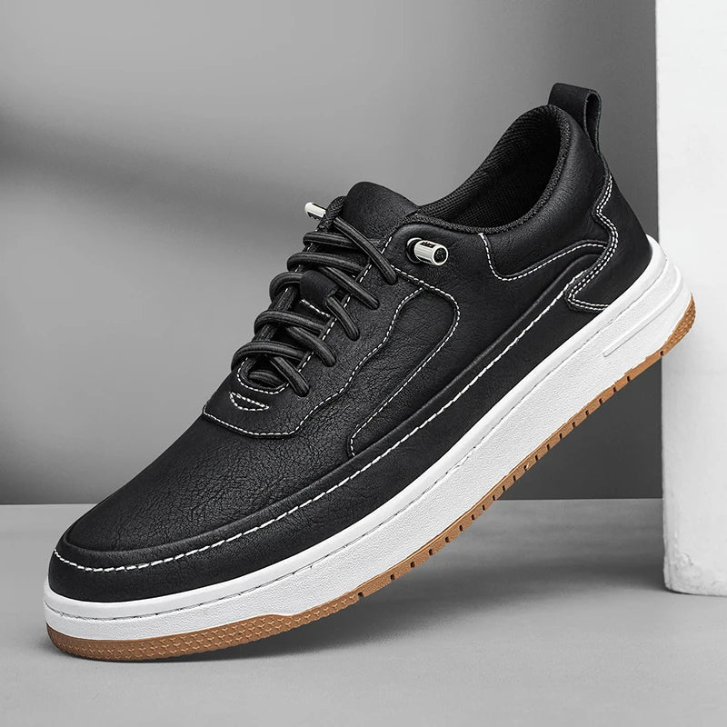 Cooper One Leather Shoes - Redwood Main