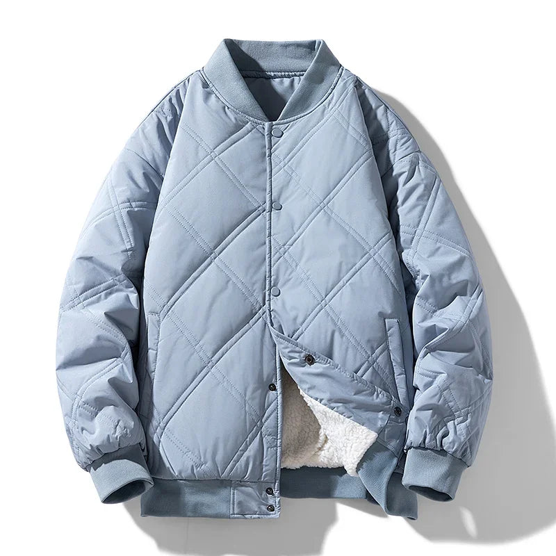 Tommy Trail Quilted Bomber - Redwood Main