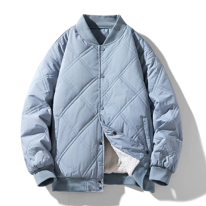 Tommy Trail Quilted Bomber - Redwood Main