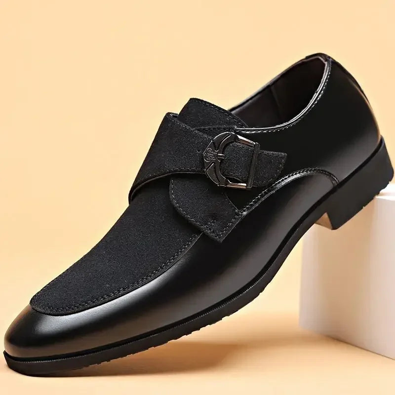 Edward Classic Monk Shoes - Redwood Main