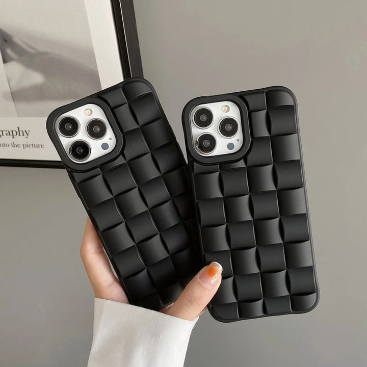 3D Cube Shield Phone Case - Redwood Main