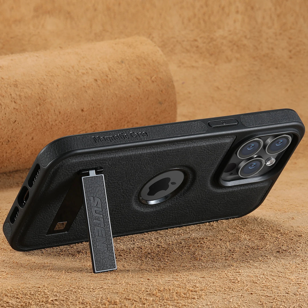 Magpro Leather iPhone Case - Redwood Main