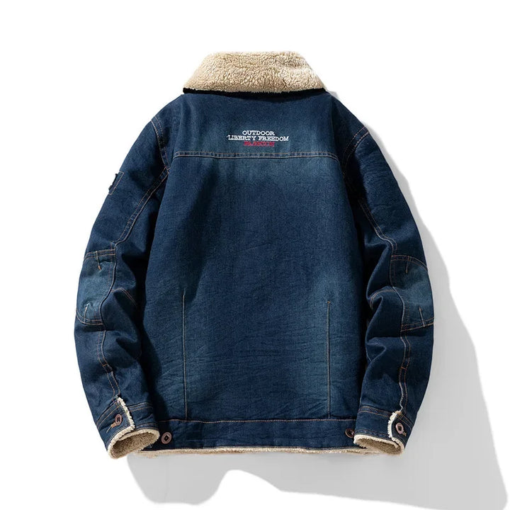 Sherpa Denim Jacket - Redwood Main