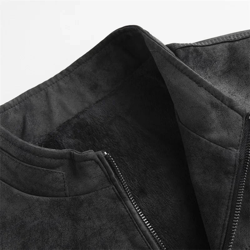 Cruise Leather Jacket - Redwood Main