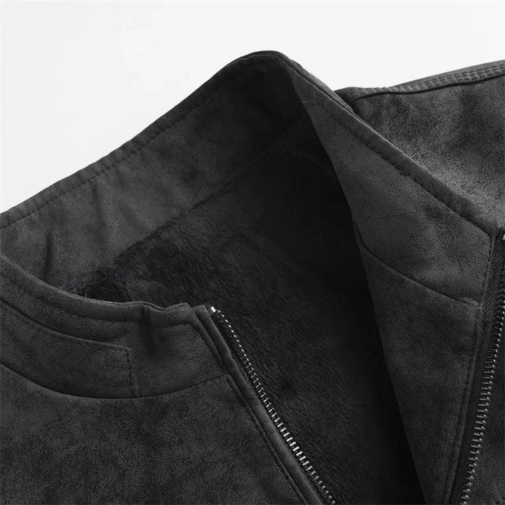 Cruise Leather Jacket - Redwood Main