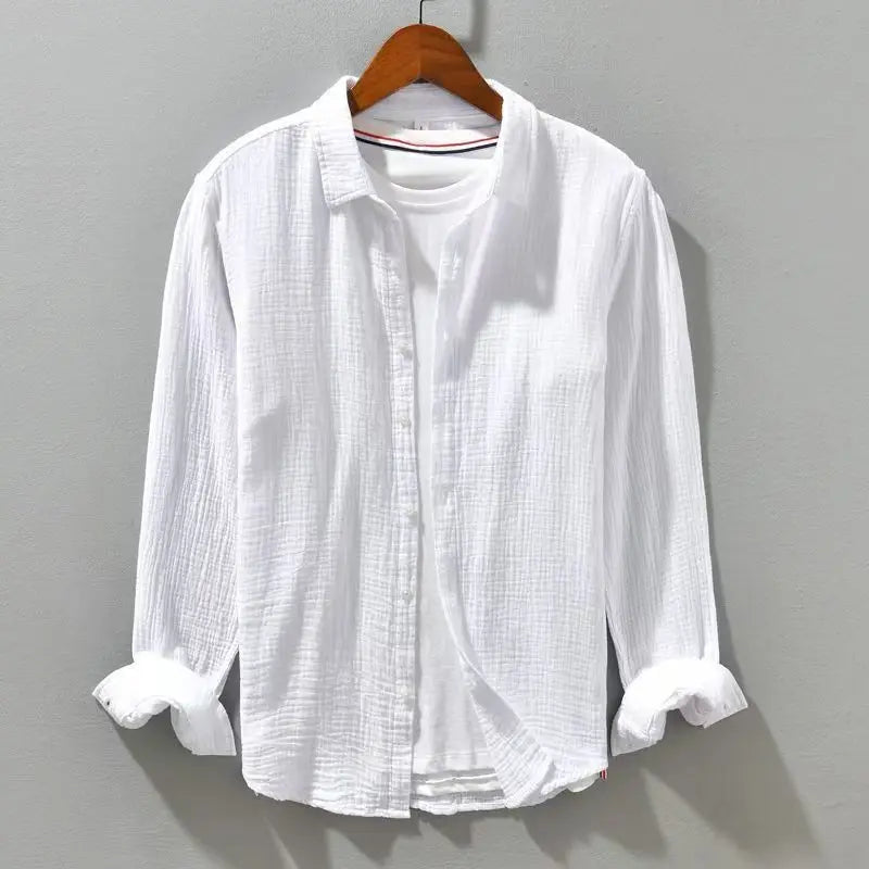 The Selway Cotton Shirt - Redwood Main