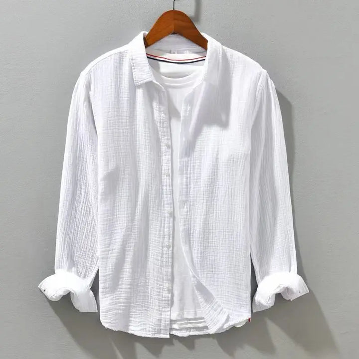 The Selway Cotton Shirt - Redwood Main
