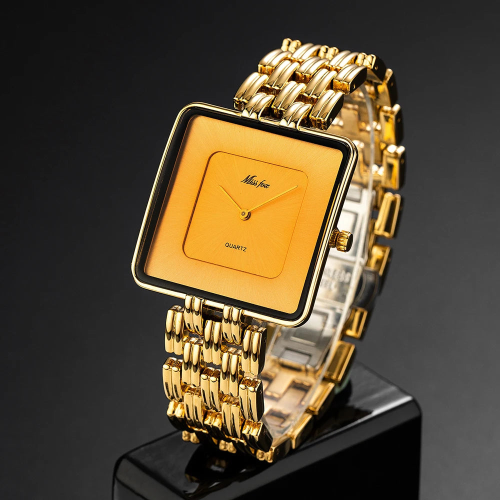 Alvero Square Watch - Redwood Main