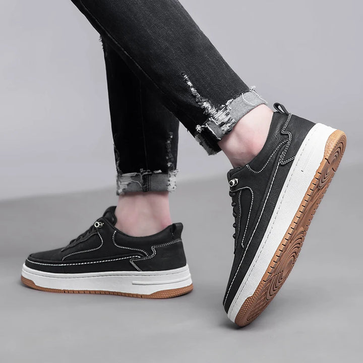 Cooper One Leather Shoes - Redwood Main