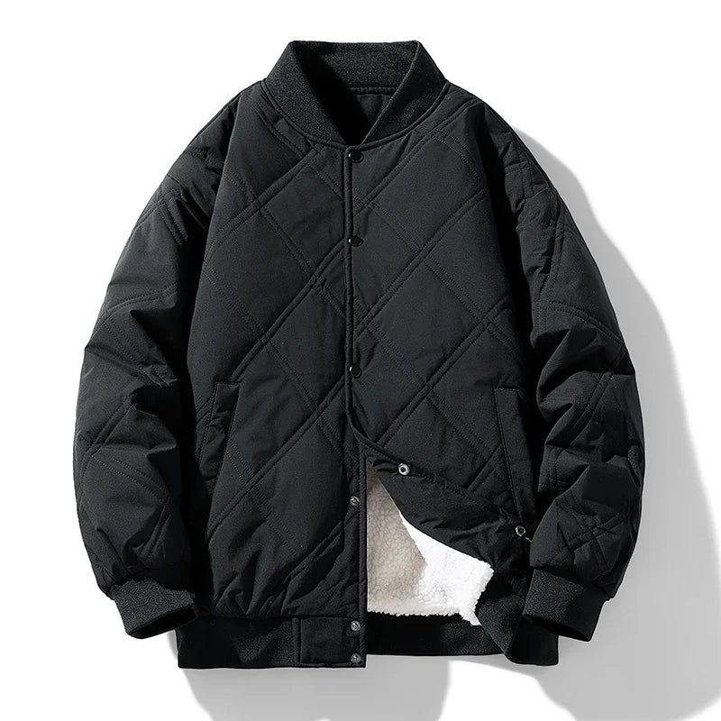 Tommy Trail Quilted Bomber - Redwood Main