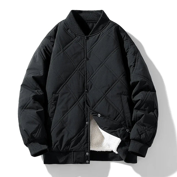 Tommy Trail Quilted Bomber - Redwood Main