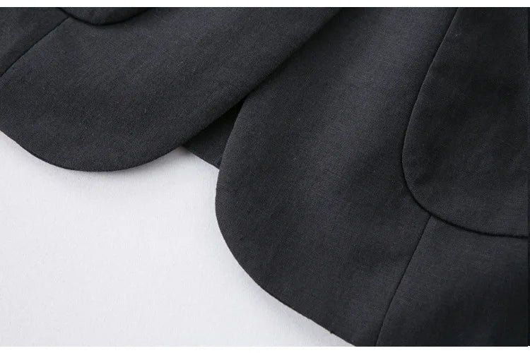 Livia Linen Blazer - Redwood Main