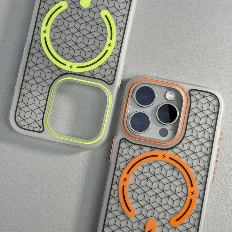 Power Hex Iphone Case - Redwood Main