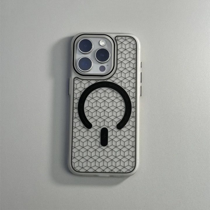Power Hex Iphone Case - Redwood Main