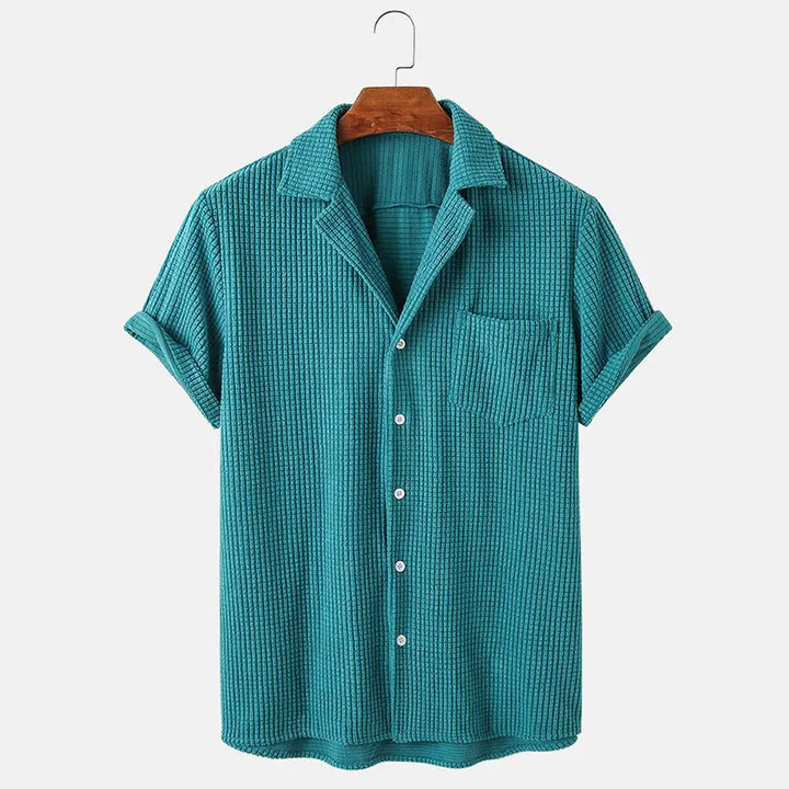 Palmline Shirt - Redwood Main