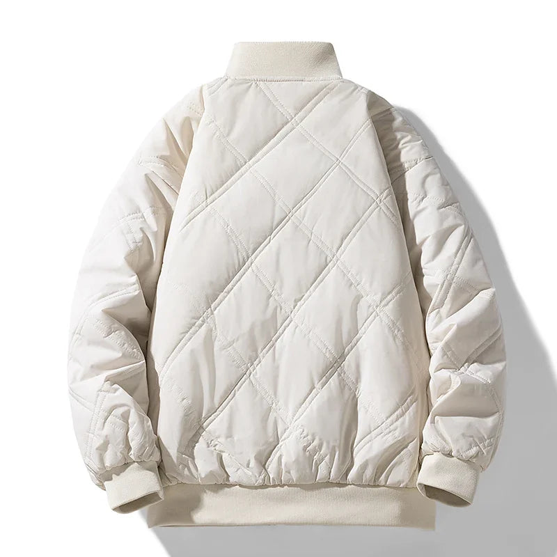 Tommy Trail Quilted Bomber - Redwood Main