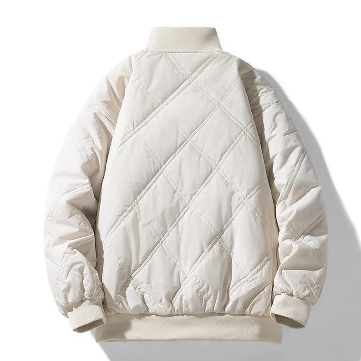Tommy Trail Quilted Bomber - Redwood Main