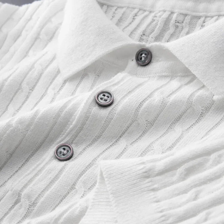 Loric Cotton Polo - Redwood Main
