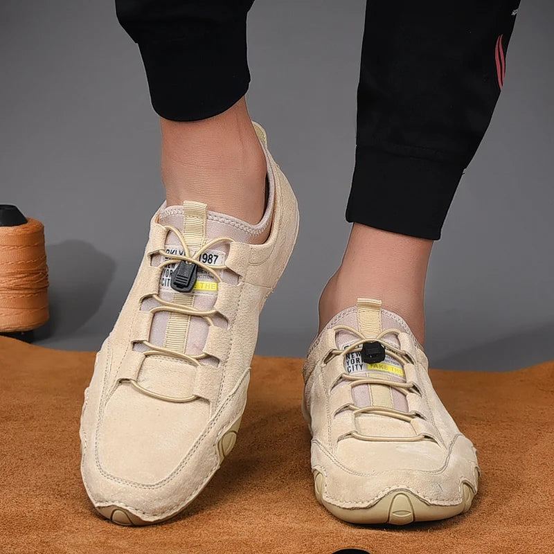 Wayfinder Leather Shoes - Redwood Main