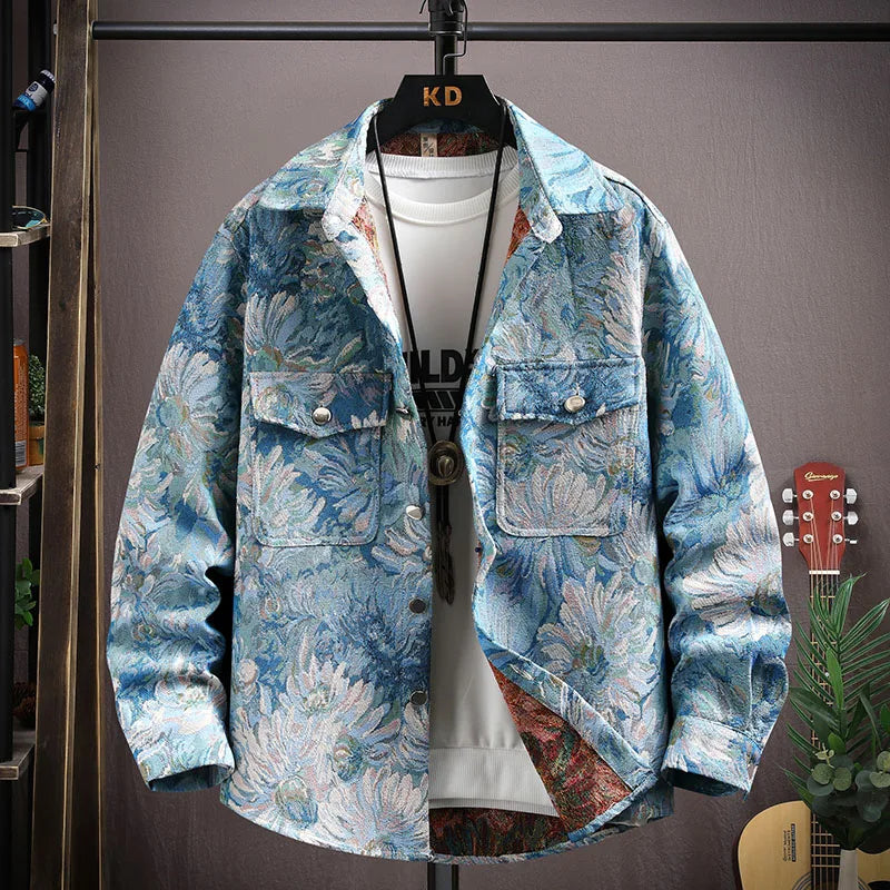 Majestic Floral Shirt - Redwood Main
