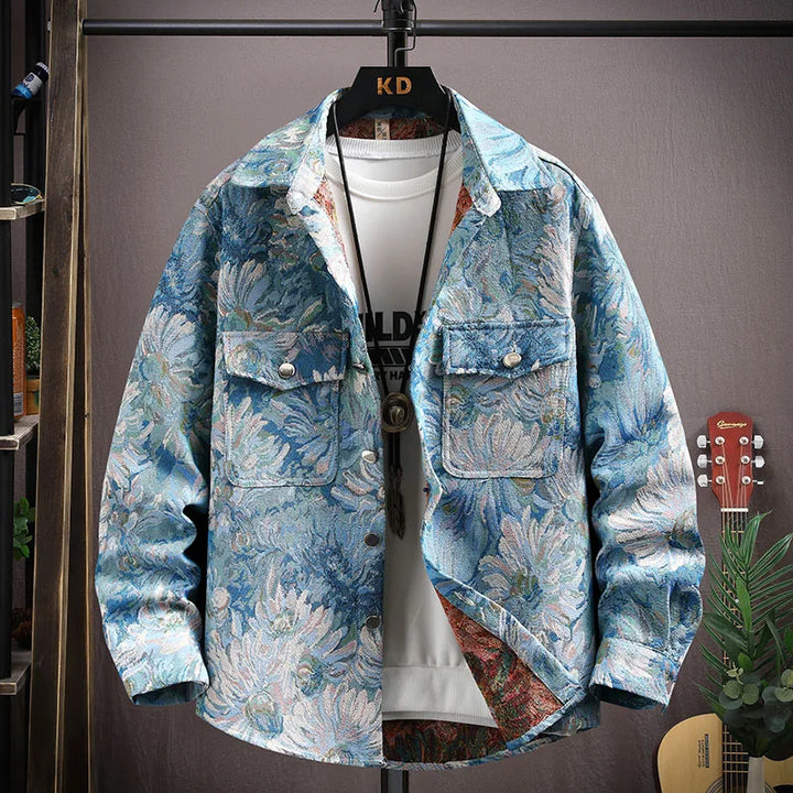 Majestic Floral Shirt - Redwood Main