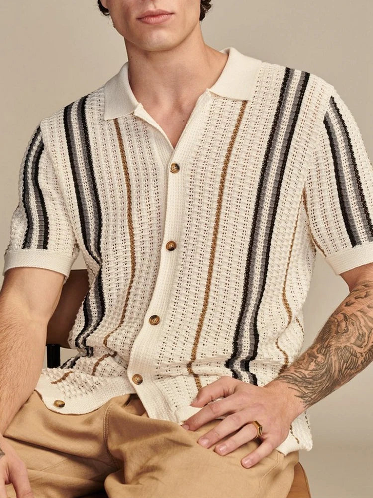 Solaro Knit Polo - Redwood Main