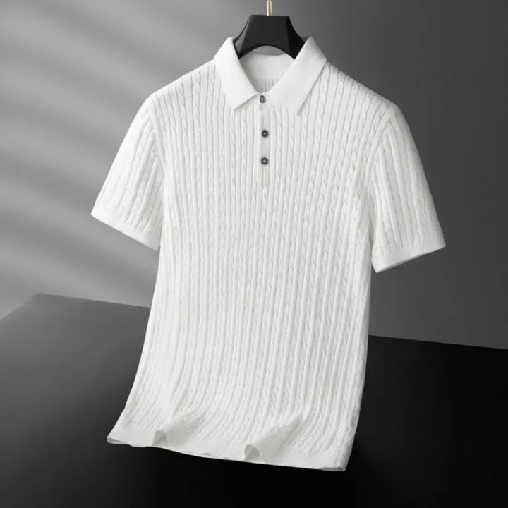 Loric Cotton Polo - Redwood Main