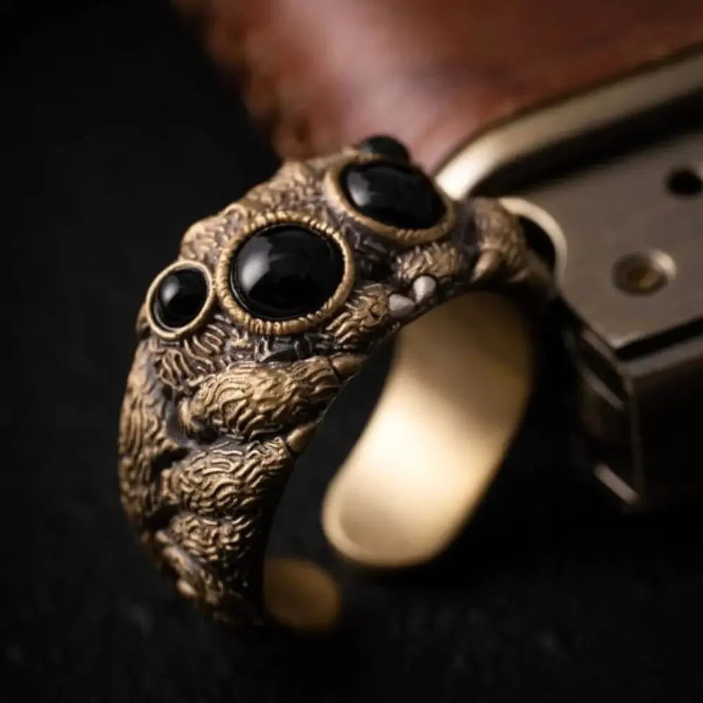 Venom Spider Ring - Redwood Main