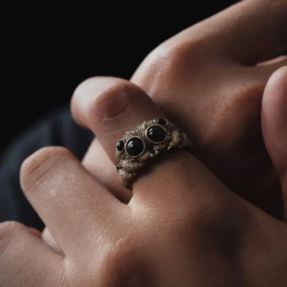 Venom Spider Ring - Redwood Main