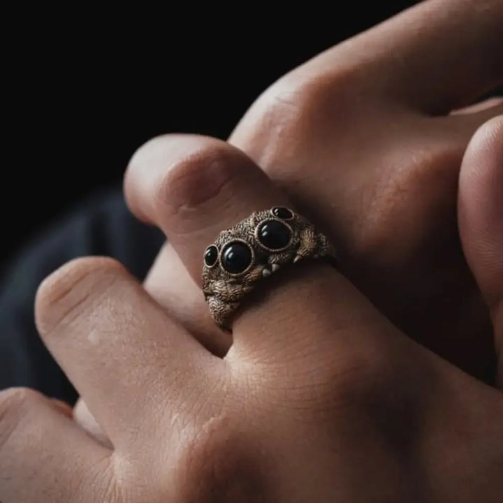 Venom Spider Ring - Redwood Main