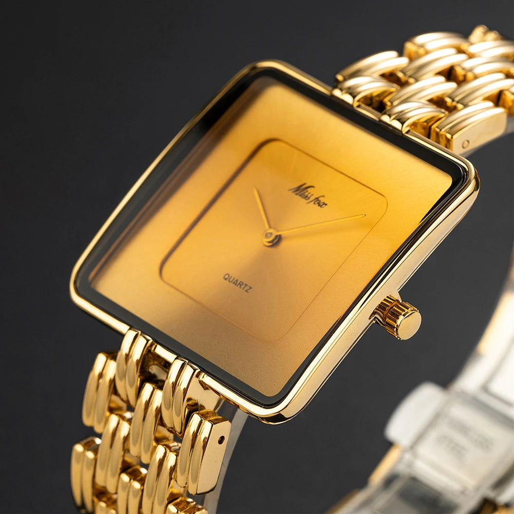 Alvero Square Watch - Redwood Main