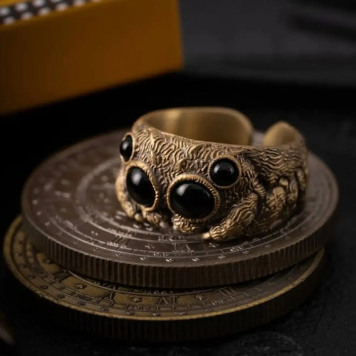 Venom Spider Ring - Redwood Main